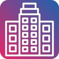 Office Building Icon Style vector