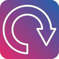 Refresh Icon Style vector