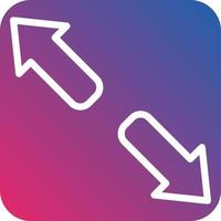 Resize Icon Style vector