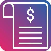 Expenses Icon Style vector