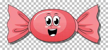 Candy cartoon character isolated vector