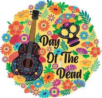 Day of the Dead banner design vector