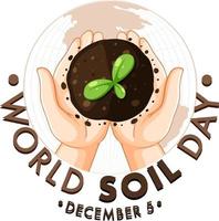 World Soil Day Banner Design vector