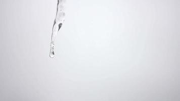 Ice drips melting video