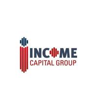 Logo for income capital group vector