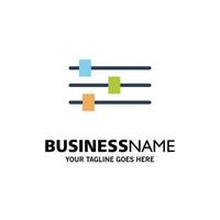 Design Edit Tool Business Logo Template Flat Color vector