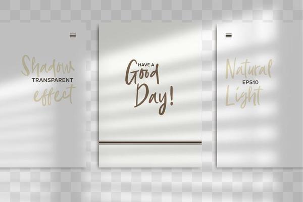 Stationery business branding mockup in realism style with transparent shadow light effect overlay. Mesh grid. Presentation your design card, poster, stories