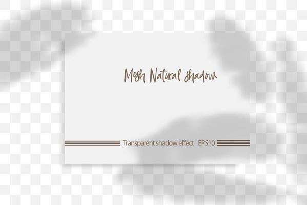 Stationery business branding mockup in realism style with transparent shadow light effect overlay. Mesh grid. Presentation your design card, poster, stories