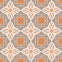 Geometric Seamless Pattern with Tribal Shape. Pattern designed in Ikat, Aztec, Moroccan, Thai, Luxury Arabic Style. Ideal for Fabric Garment, Ceramics, Wallpaper. Vector Illustration.