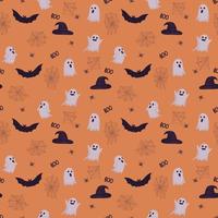 halloween seamless pattern vector