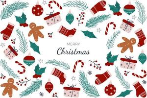 merry Christmas background vector