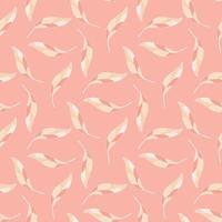 seamless pattern with feathers vector