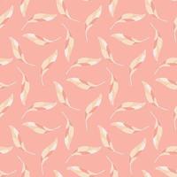 seamless pattern with feathers vector