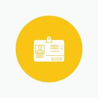 Pass Card Identity Id vector