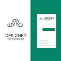 Animal Bug Insect Snake Grey Logo Design and Business Card Template
