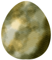 Egg watercolor hand paint png