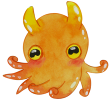 carino animale personaggio acquerello png