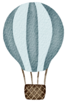 ballon air aquarelle dessin animé mignon png