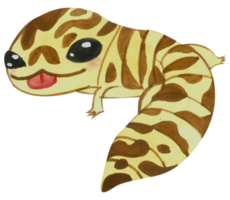 aquarela de personagem animal fofo png