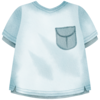 Baby clothes watercolor hand paint png