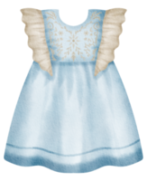 Baby clothes watercolor hand paint png