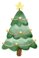 elemento de acuarela de adorno de navidad de invierno png