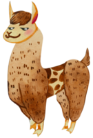 carino animale personaggio acquerello png