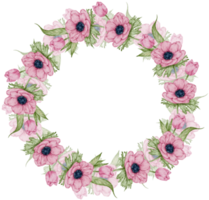 aquarela rosa floral botânico png