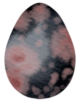 Egg watercolor hand paint png