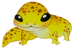 aquarela de personagem animal fofo png