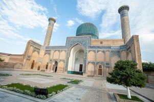 The mausoleum of Amir Timur in Samarkand, Uzbekistan photo