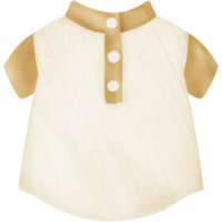 Baby clothes watercolor hand paint png