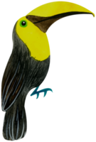 pintura de mano de acuarela de pajarito png