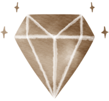 wijnoogst element waterverf ornament png