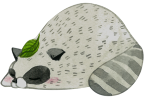 carino animale personaggio acquerello png