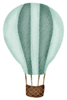 balão ar aquarela desenhos animados fofos png