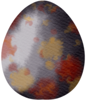 Egg watercolor hand paint png