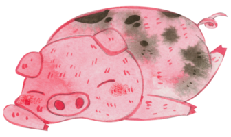 carino animale personaggio acquerello png