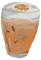 caffè acquerello mano dipingere png