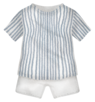 vêtements de bébé aquarelle peinture à la main png