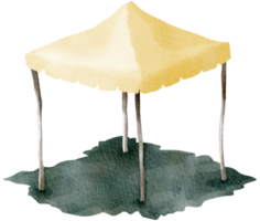 Camping outdoor watercolor png