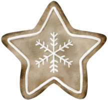 inverno Natale ornamento acquerello elemento png