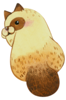 carino animale personaggio acquerello png