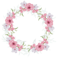 aquarela rosa floral botânico png