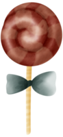 höst element vattenfärg prydnad png