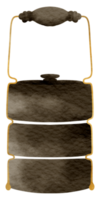 wijnoogst element waterverf ornament png