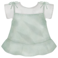 Babykleidung Aquarell Handfarbe png