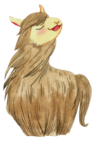 carino animale personaggio acquerello png