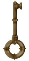 höst element vattenfärg prydnad png