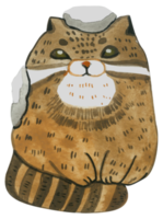 carino animale personaggio acquerello png